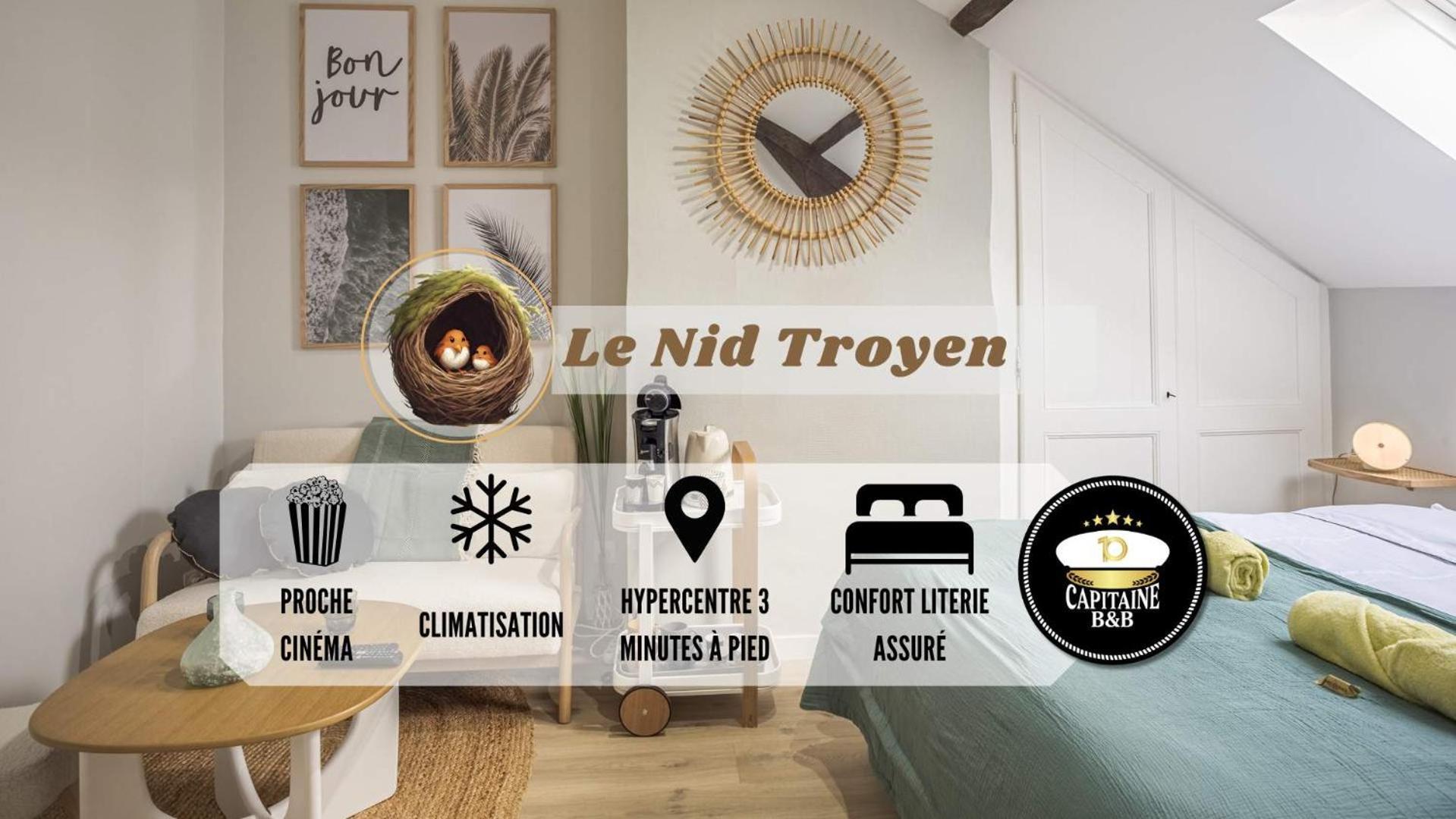 Le Nid Troyen - Proche Hypercentre - 2 Pers Apartment Troyes Exterior photo